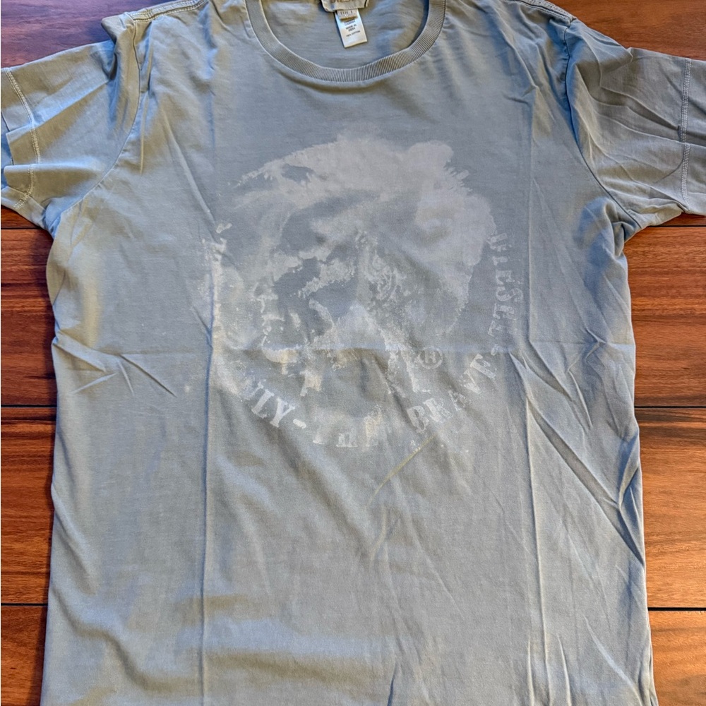 Gray Graphic T-Shirt Vintage Diesel RARE